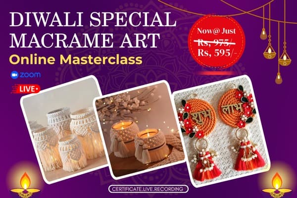 Diwali Special Macrame Art Recorded